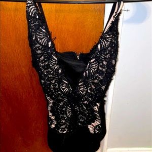 Crochet body suit from fashion nova